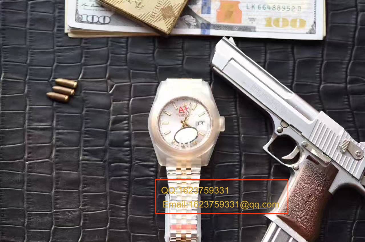 【NOOB Factory 1:1 High quality  Replica Watches 】 Rolex   Datejust 系列126303白盘 wrist watches  包18K真金 / RCF155