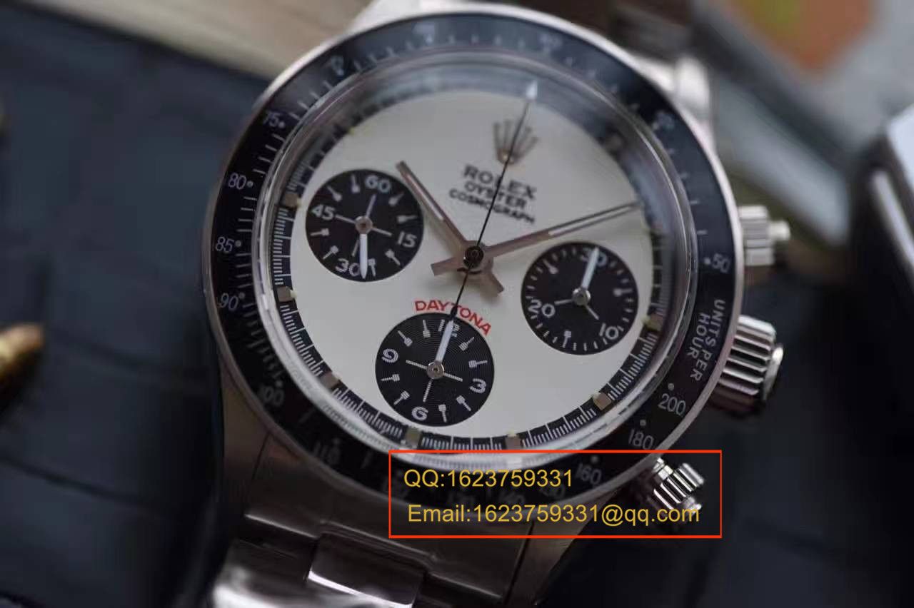 【独家视频测评 Perfect  High quality  Replica Watches 】Rolex Paul Newman Daytona余文乐同款 Rolex 保罗.纽曼复古 Ditongna  / RAG148