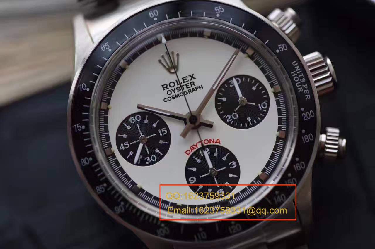 【独家视频测评 Perfect  High quality  Replica Watches 】Rolex Paul Newman Daytona余文乐同款 Rolex 保罗.纽曼复古 Ditongna  / RAG148