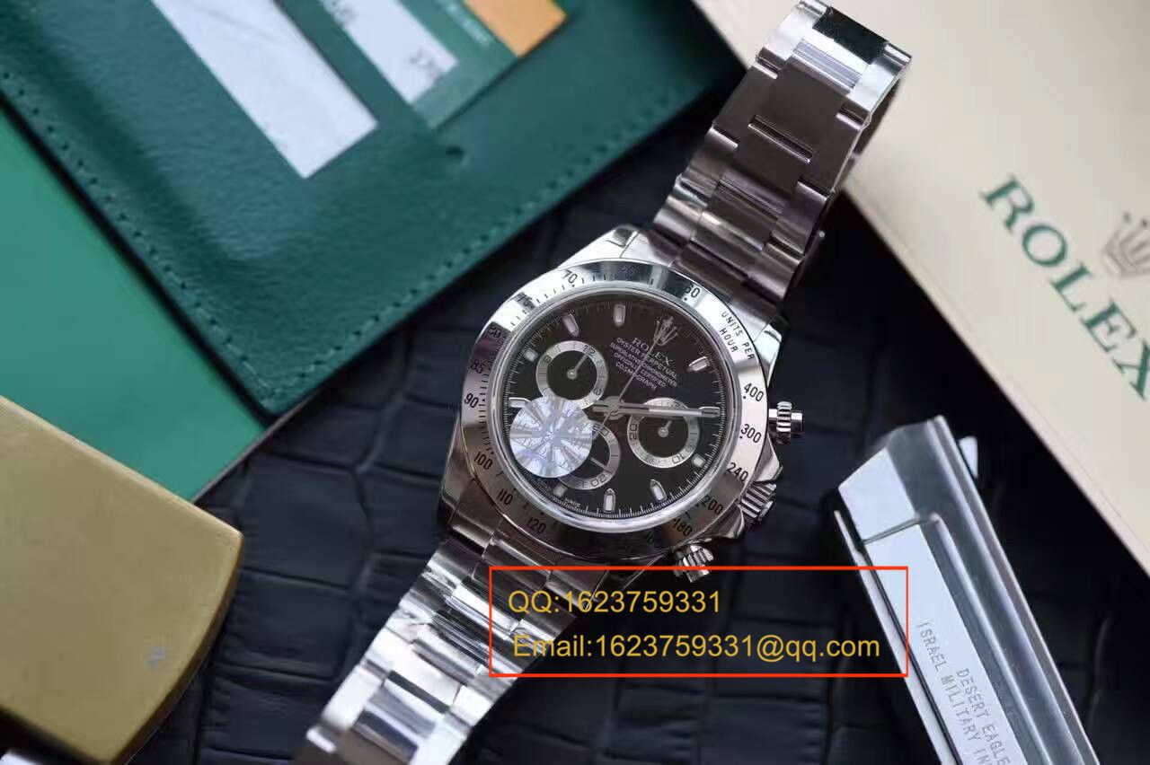 【实拍图鉴赏】JF Factory  Perfect  Replica Copy  Watches 之 Rolex  Cosmograph Daytona  Ditongna 系列116520-78590 男表 / RBB011A