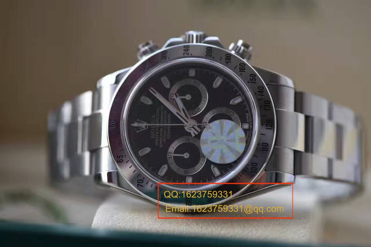 【实拍图鉴赏】JF Factory  Perfect  Replica Copy  Watches 之 Rolex  Cosmograph Daytona  Ditongna 系列116520-78590 男表 / RBB011A