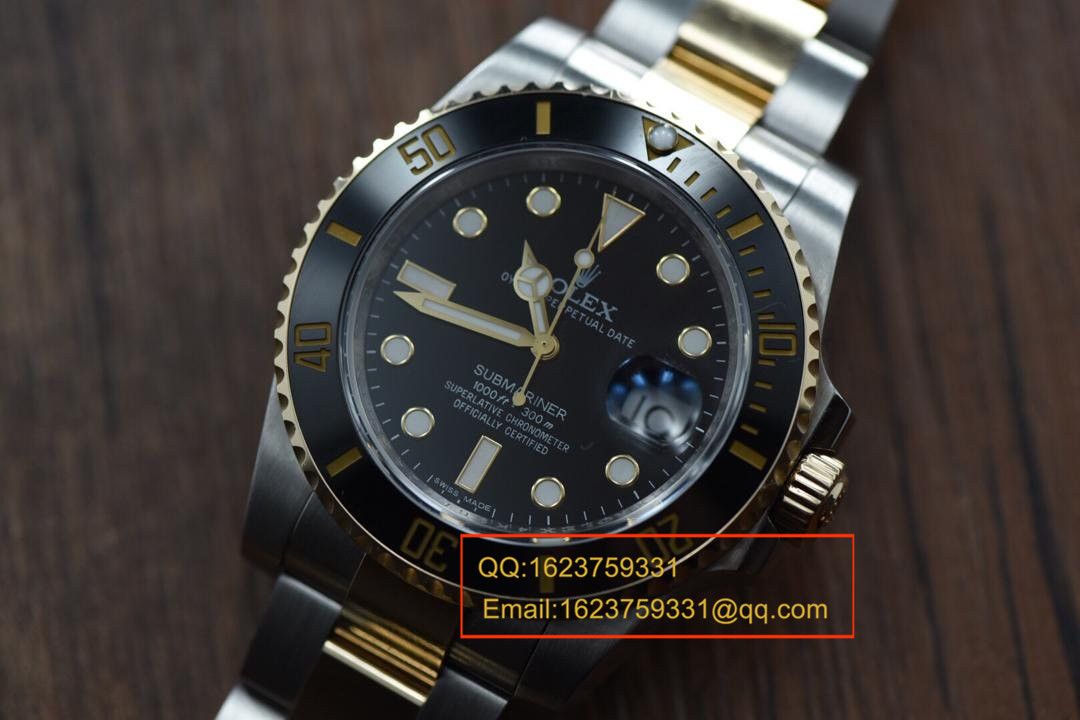 【视频解析】N Factory V7版1:1 Replica Copy  Watches 之 Rolex  Submariner 型116612-LN-97203《18K真金版》 / RCF125