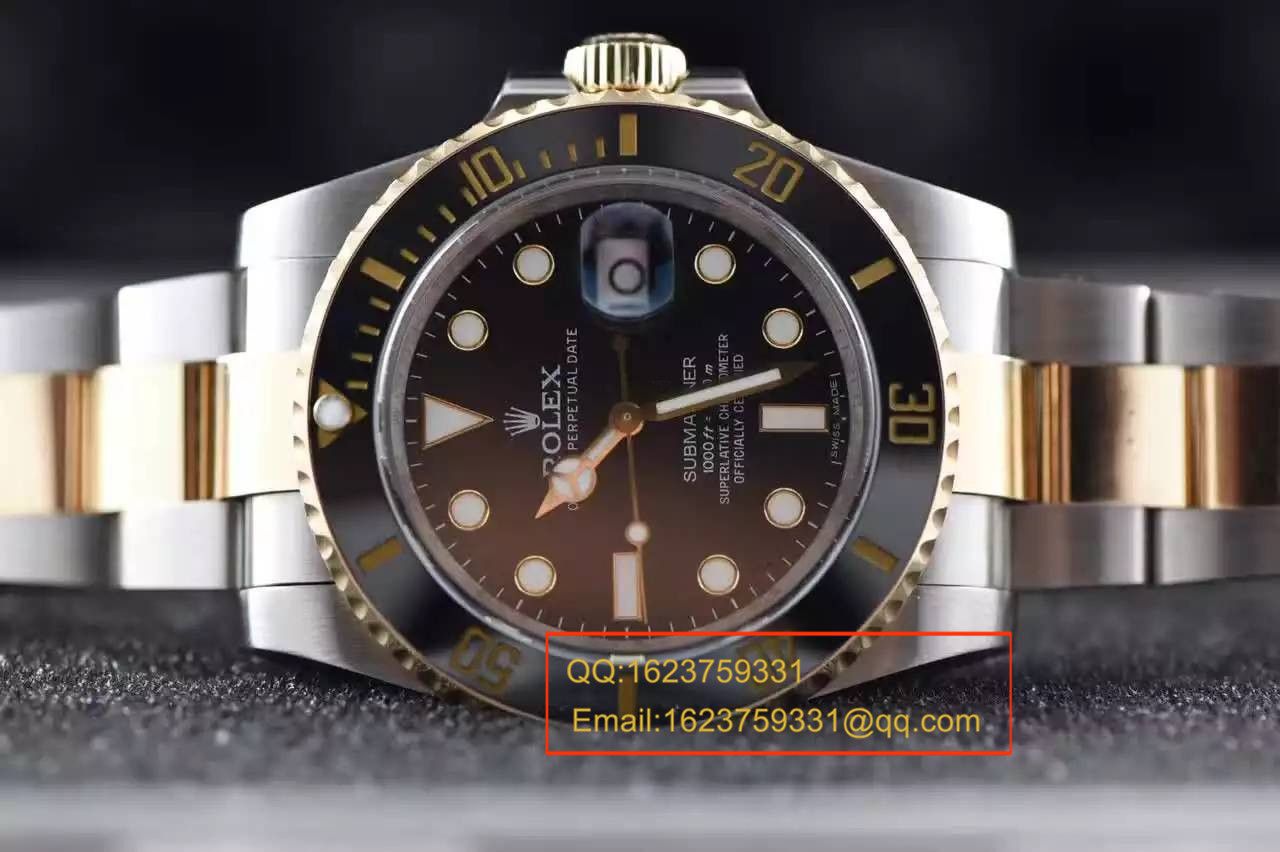 【视频解析】N Factory V7版1:1 Replica Copy  Watches 之 Rolex  Submariner 型116612-LN-97203《18K真金版》 / RCF125