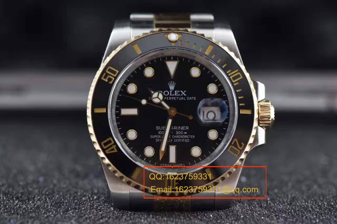 【视频解析】N Factory V7版1:1 Replica Copy  Watches 之 Rolex  Submariner 型116612-LN-97203《18K真金版》 / RCF125