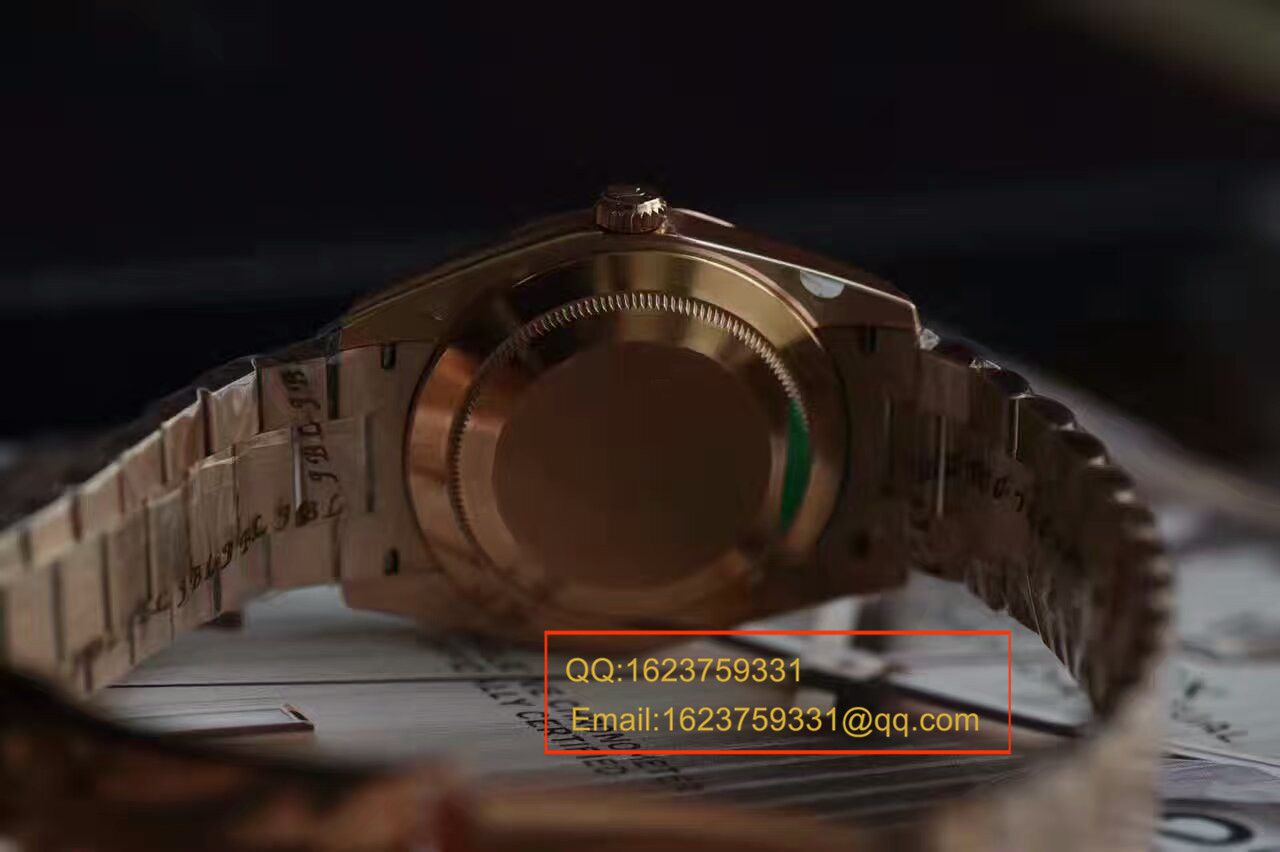 【独家视频测评EW Factory  Perfect  High quality  Replica Watches 】 Rolex  Day-Date 型系列228235-83415 wrist watches  / RBA121B