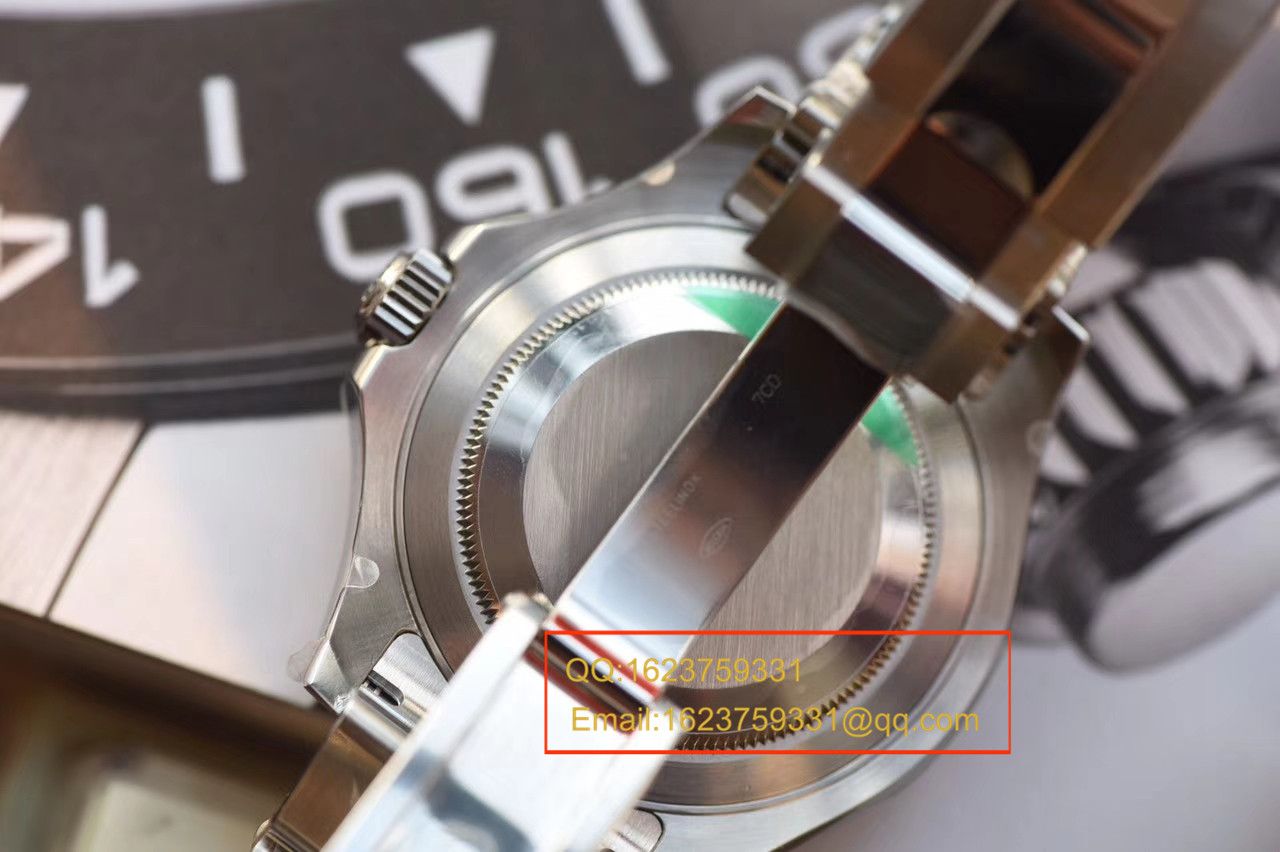【NOOB Factory  Perfect  Replica Watches 】 Rolex  Yacht-Master 系列116622 灰面蓝针机械 wrist watches 《新品》 / RBA023