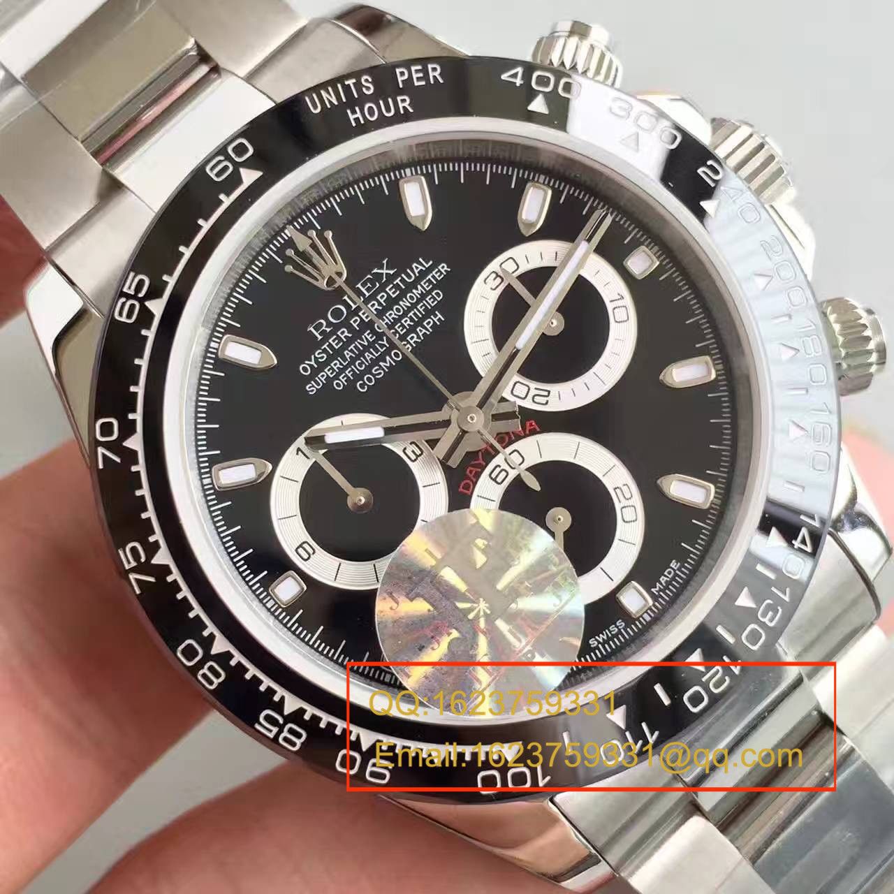 【JF Factory  High quality 1:1 Replica 】 Rolex  Cosmograph Daytona  Ditongna 系列116500LN-78590黑盘机械 Watches  / RBD015