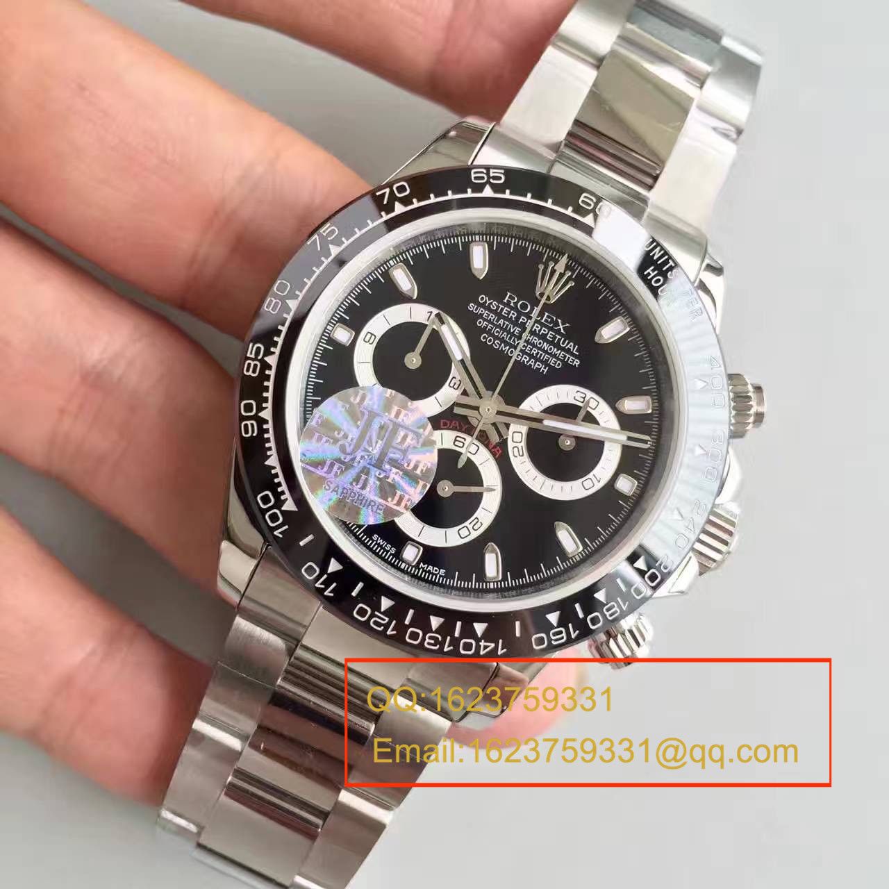 【JF Factory  High quality 1:1 Replica 】 Rolex  Cosmograph Daytona  Ditongna 系列116500LN-78590黑盘机械 Watches  / RBD015