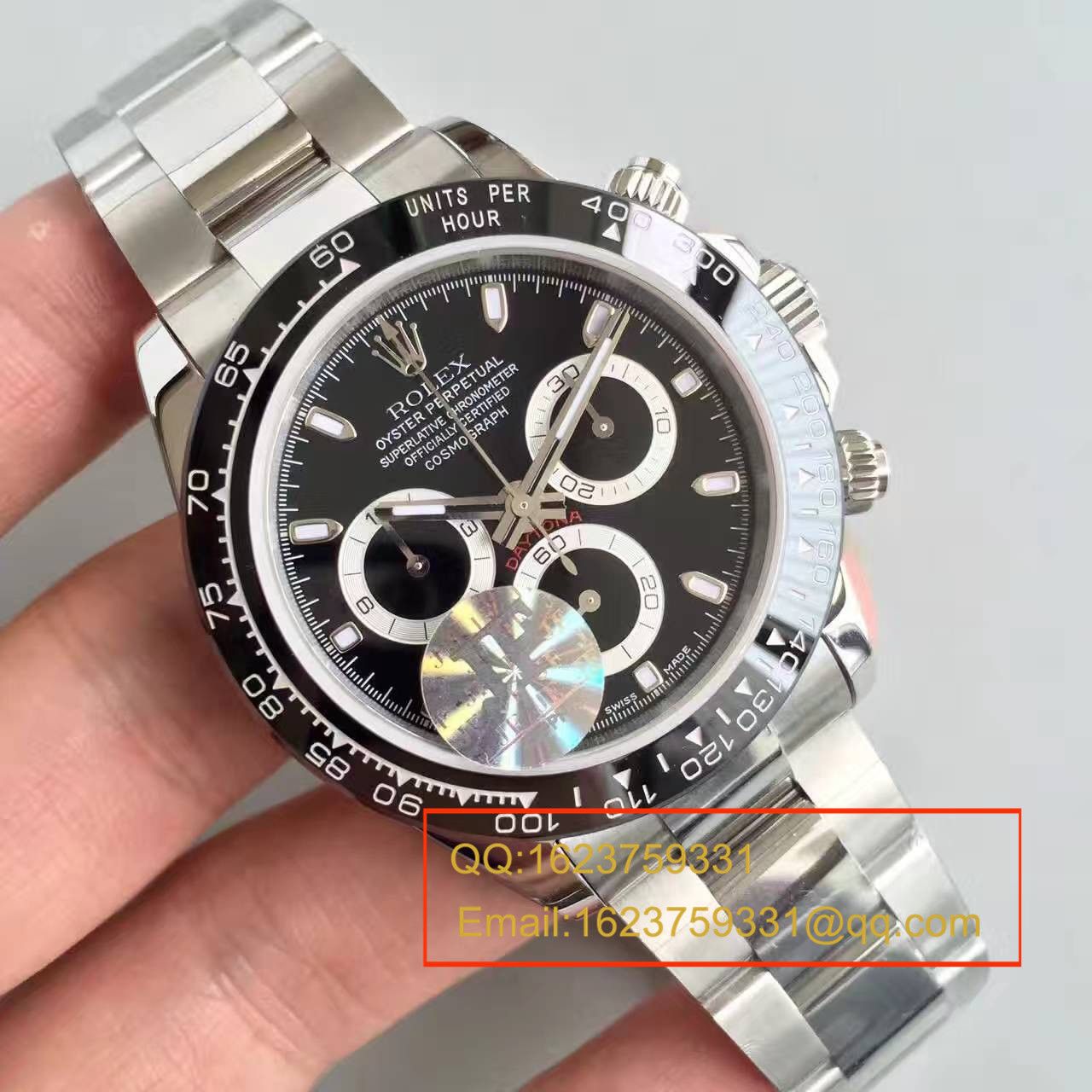 【JF Factory  High quality 1:1 Replica 】 Rolex  Cosmograph Daytona  Ditongna 系列116500LN-78590黑盘机械 Watches  / RBD015