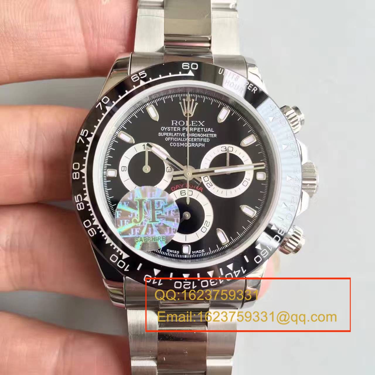 【JF Factory  High quality 1:1 Replica 】 Rolex  Cosmograph Daytona  Ditongna 系列116500LN-78590黑盘机械 Watches  / RBD015