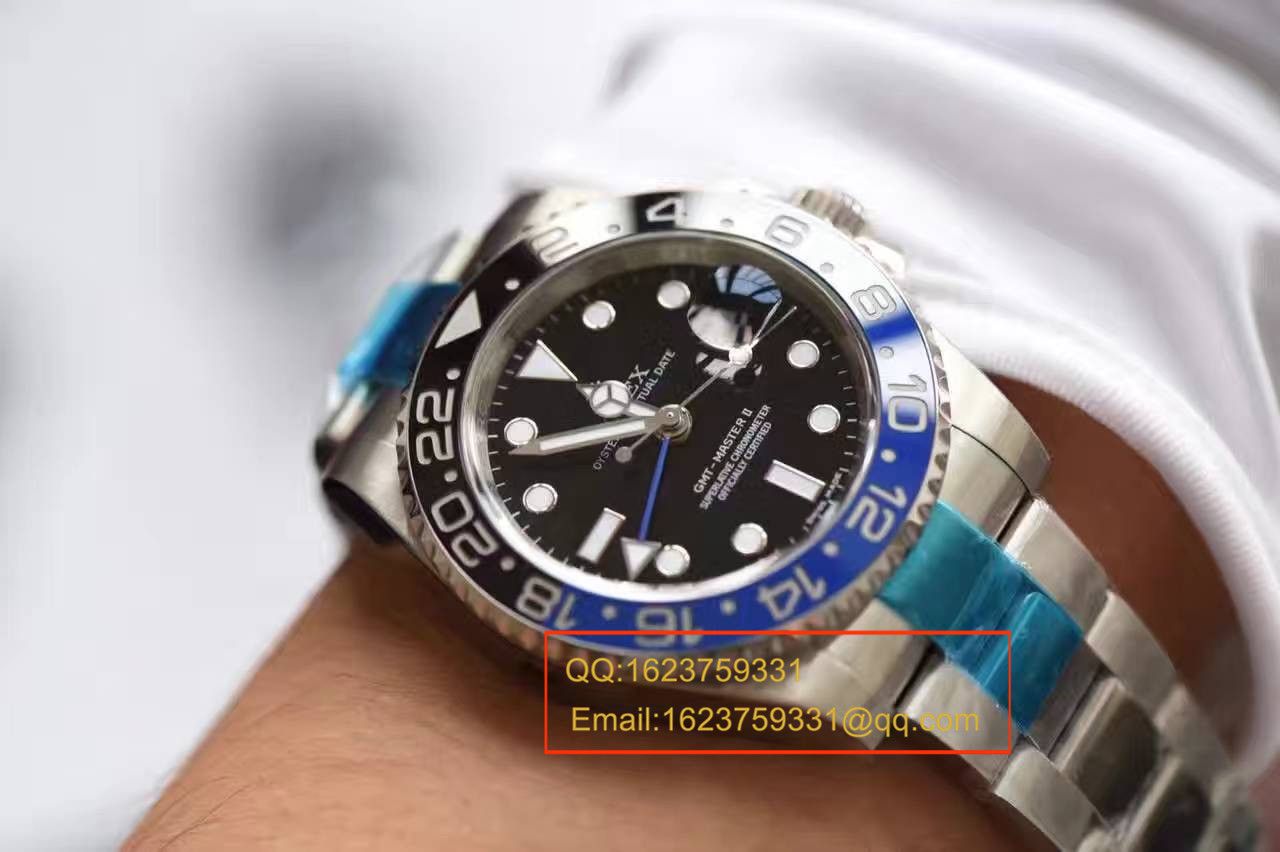 【N Factory  Perfect  Replica Copy  Watches 】V7版 Rolex  GMT MASTER II系列116710BLNR-78200机械 wrist watches  / RBF056