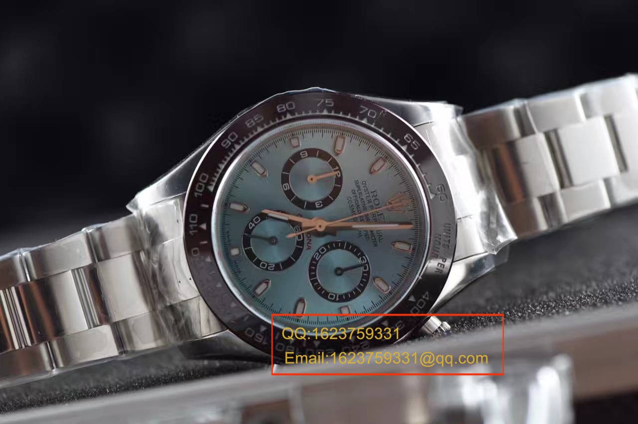 【独家视频测评 Perfect  High quality  Replica Watches 】 Rolex  Cosmograph Daytona  Ditongna 系列116506-78596冰蓝 Ditongna  wrist watches  / RBD012
