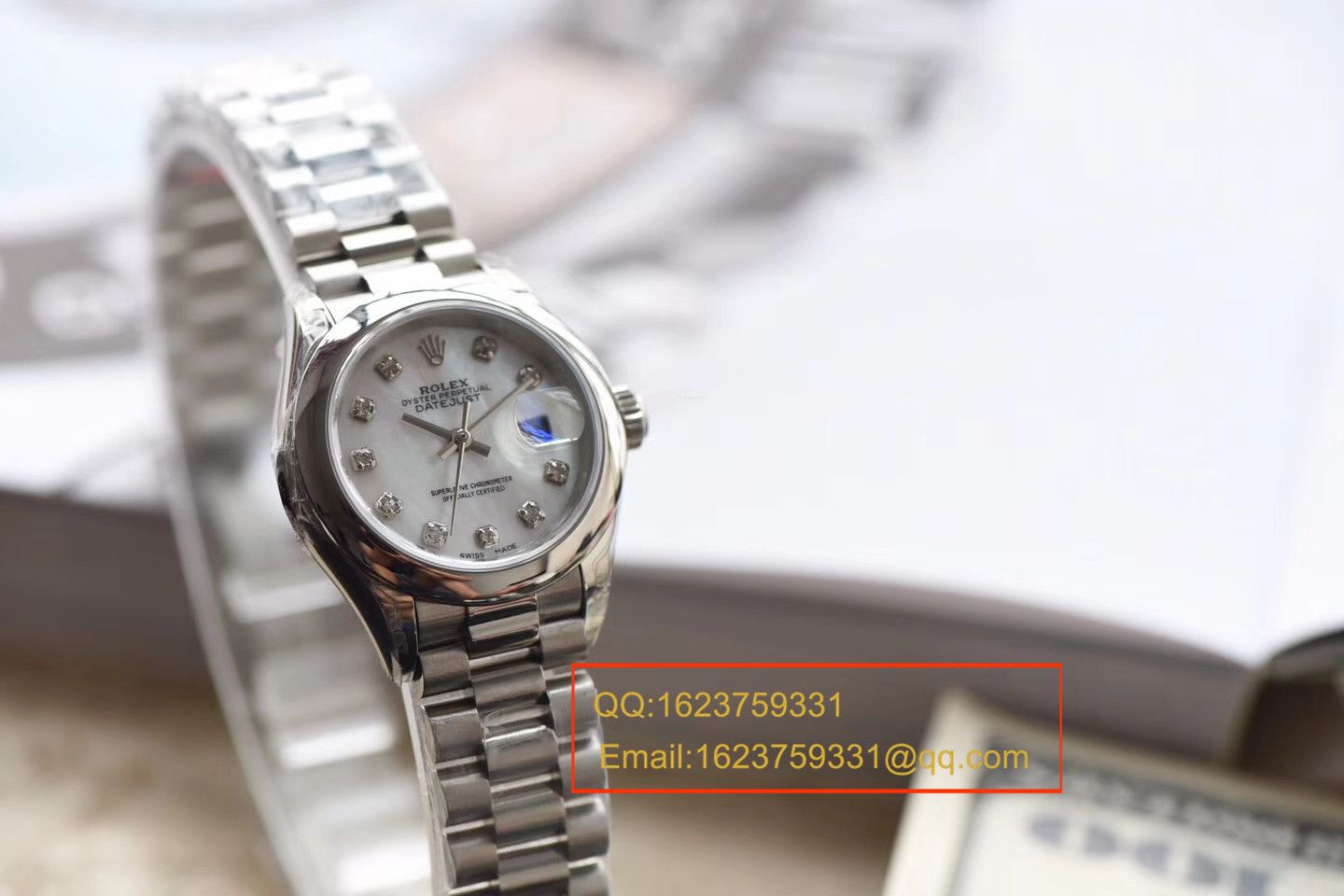 【SY1:1 Replica Copy 女表】 Rolex 女装  Datejust  279163女士机械 wrist watches 《两色表盘可选》 / R154