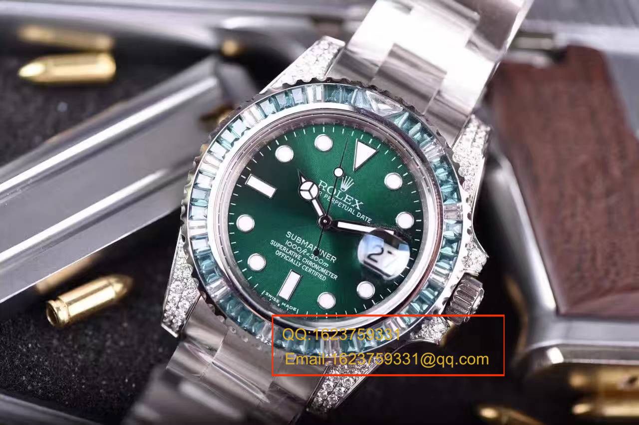 【独家视频测评】N Factory 最惊艳 Rolex 钻圈水鬼！没有之一！耗时近一年倾力打造，正品开模， Perfect  Replica ！ / RCB123