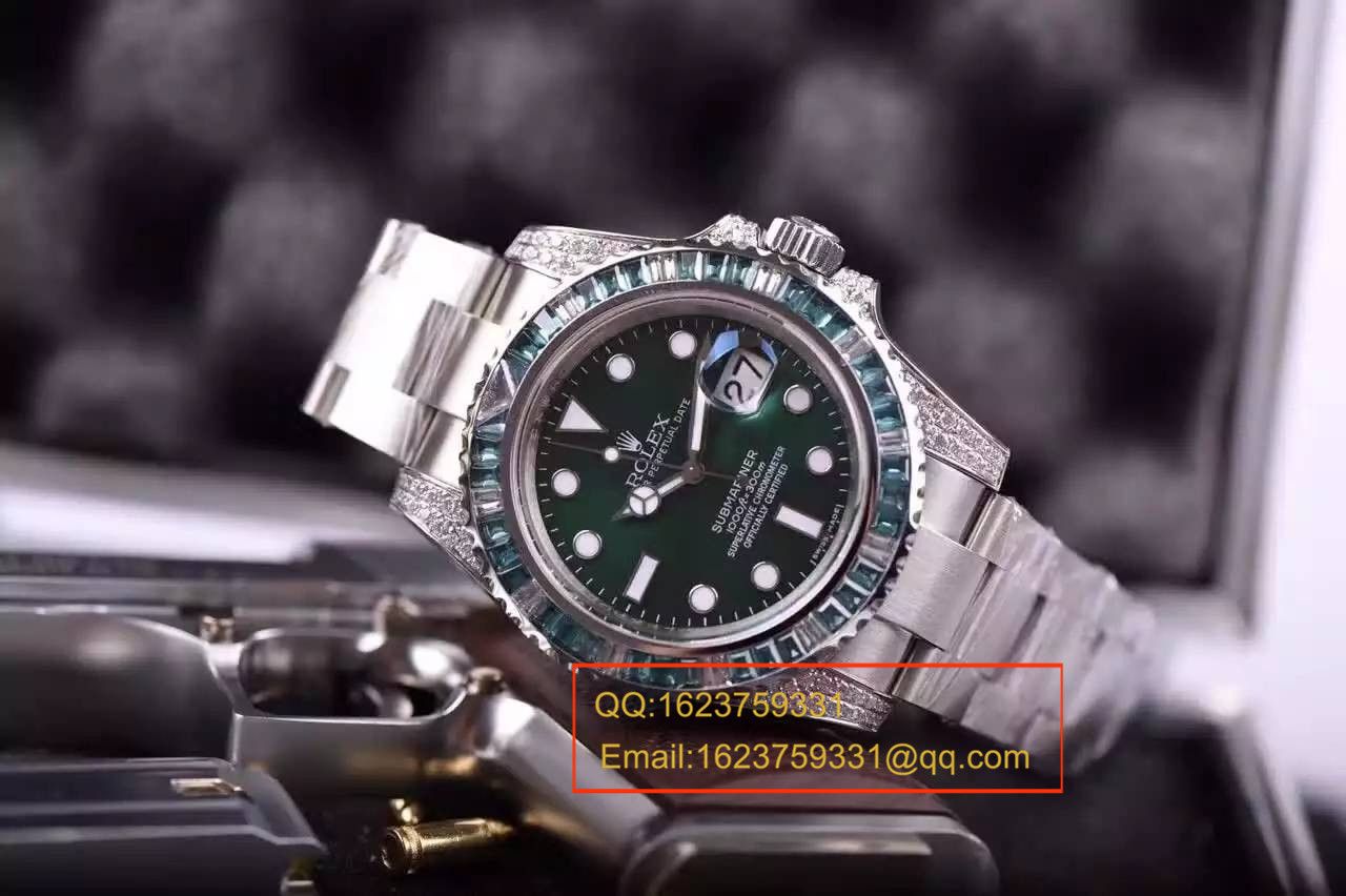 【独家视频测评】N Factory 最惊艳 Rolex 钻圈水鬼！没有之一！耗时近一年倾力打造，正品开模， Perfect  Replica ！ / RCB123
