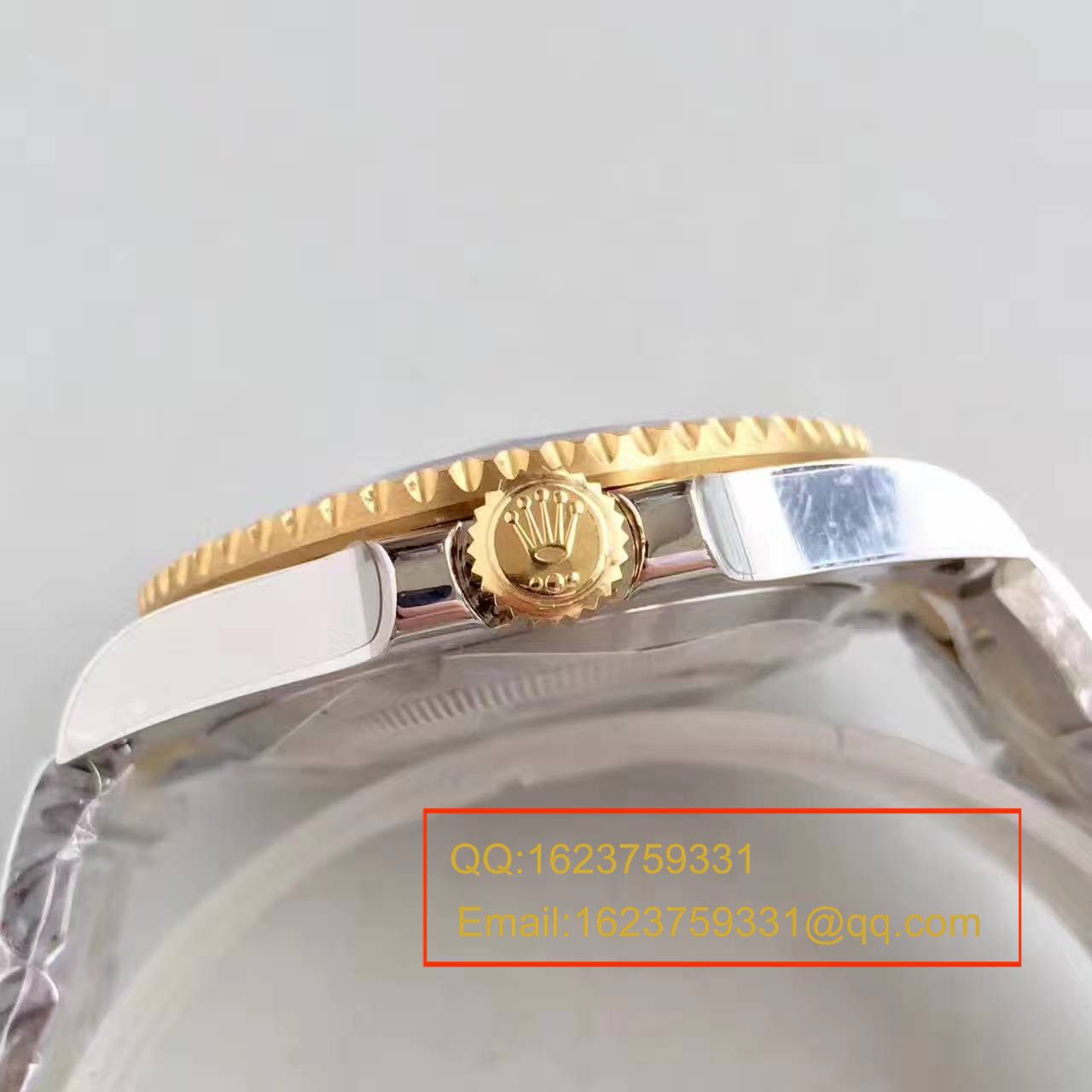 【JF Factory  Perfect  High quality  Replica Watches 】 Rolex  Submariner 型系列116613-LN-97203间金水鬼 wrist watches  / RBG029