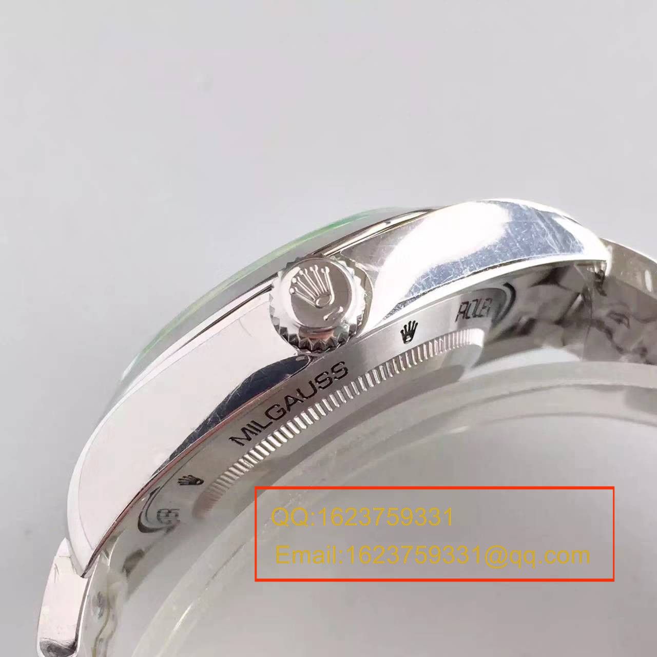 【JF Factory 1:1 Replica Watches 】 Rolex MILGAUSS系列116400-GV-72400黑盘 wrist watches 《黑色闪电》 / R002