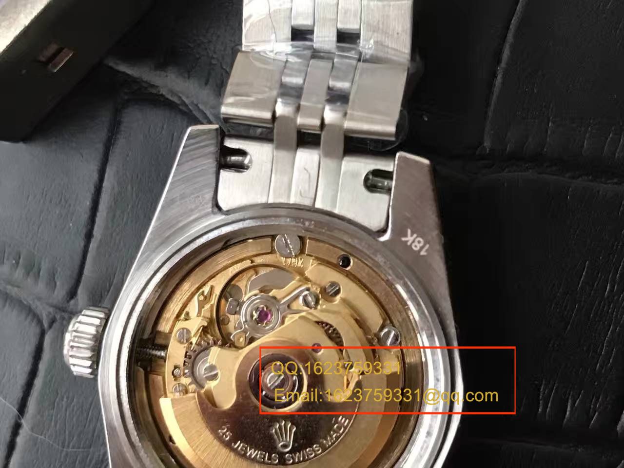 【台湾 Factory  Perfect  High quality  Replica Watches 】 Rolex 女装  Datejust 系列179174黑盘镶钻女士 wrist watches  / RB0170