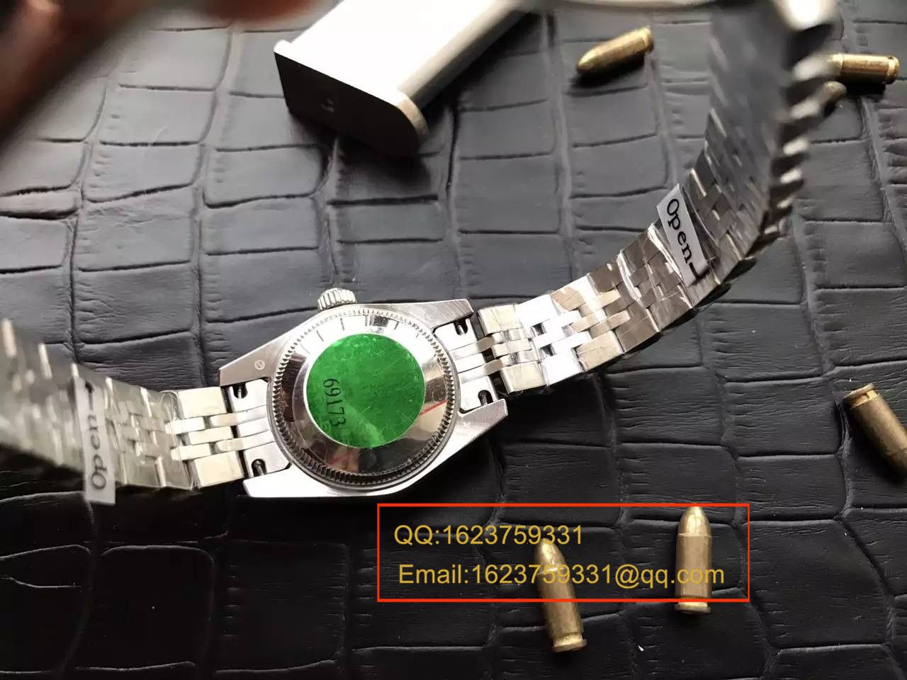 【台湾 Factory  Perfect  High quality  Replica Watches 】 Rolex 女装  Datejust 系列179174黑盘镶钻女士 wrist watches  / RB0170