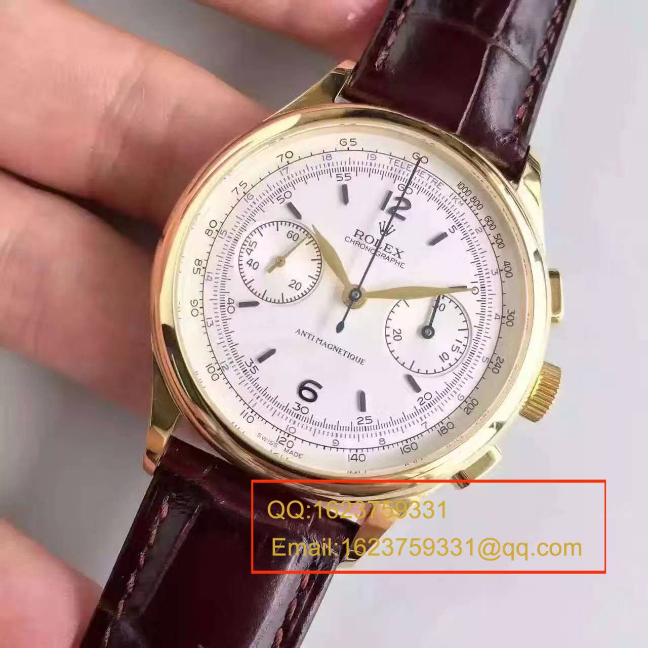 【台湾 Factory 1:1 Replica Watches 】 Rolex 复古款多功能手动计时 wrist watches  / R134