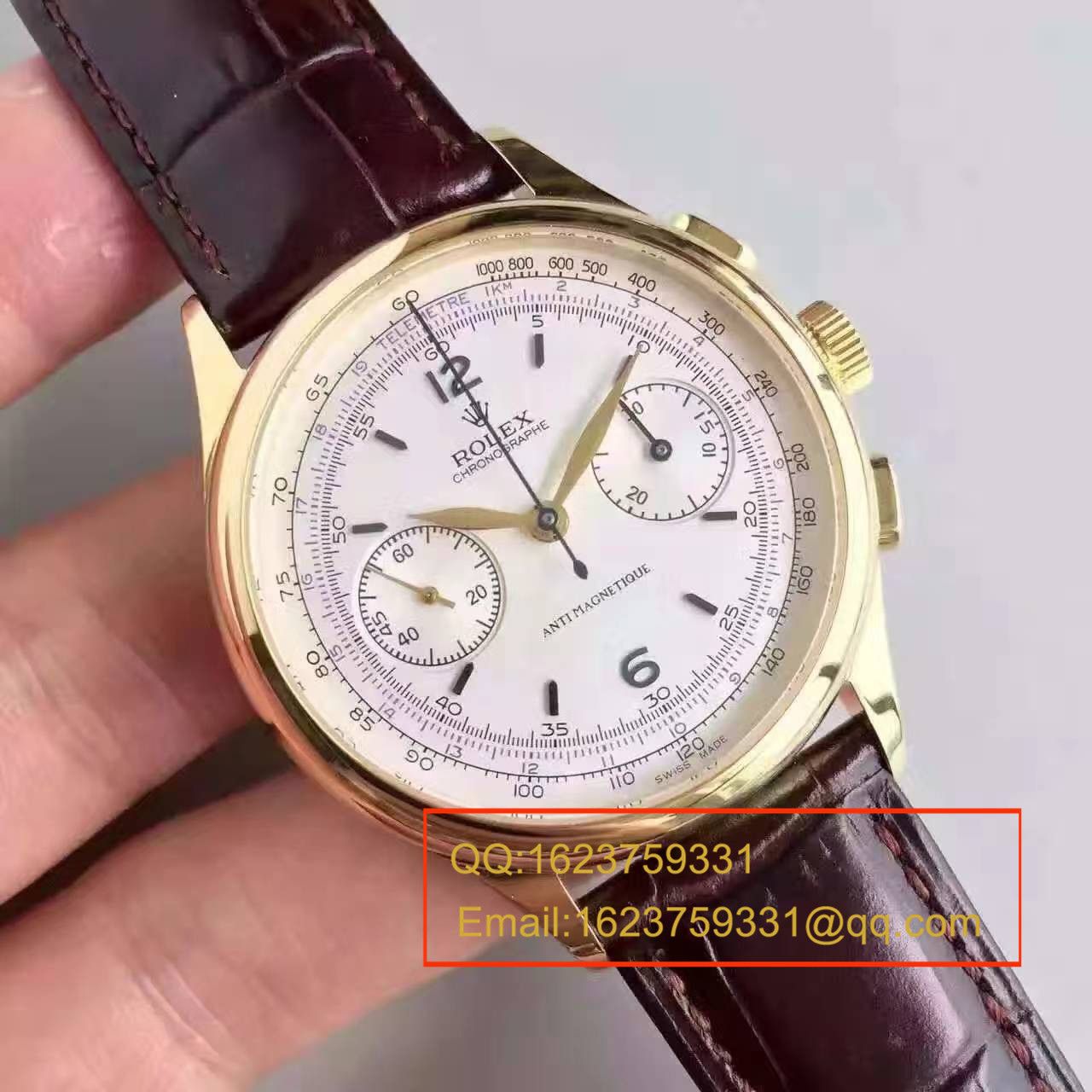 【台湾 Factory 1:1 Replica Watches 】 Rolex 复古款多功能手动计时 wrist watches  / R134