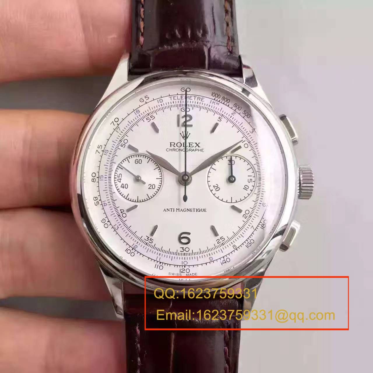【台湾 Factory 1:1 Replica Watches 】 Rolex 复古款多功能手动计时 wrist watches  / R134