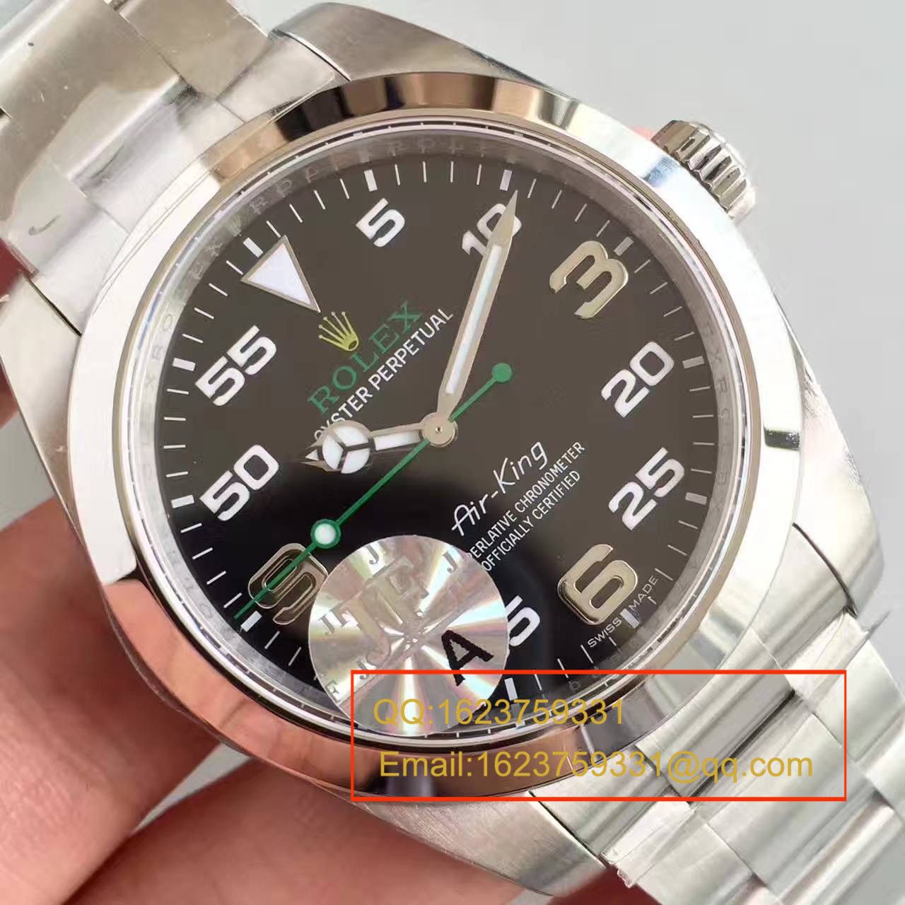 【JF Factory V10S版本 Perfect  Replica Copy  Watches 】 Rolex 空中霸王型系列AIR-KING116900-71200 wrist watches  / R015.1