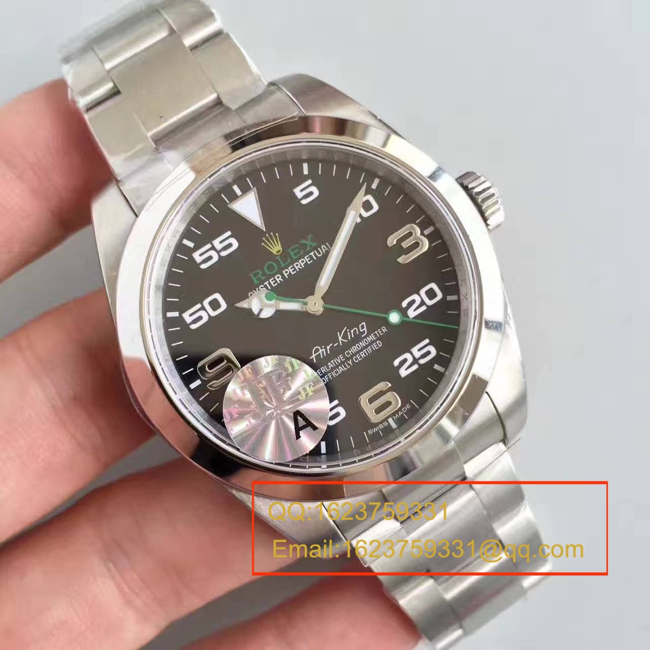 【JF Factory V10S版本 Perfect  Replica Copy  Watches 】 Rolex 空中霸王型系列AIR-KING116900-71200 wrist watches  / R015.1