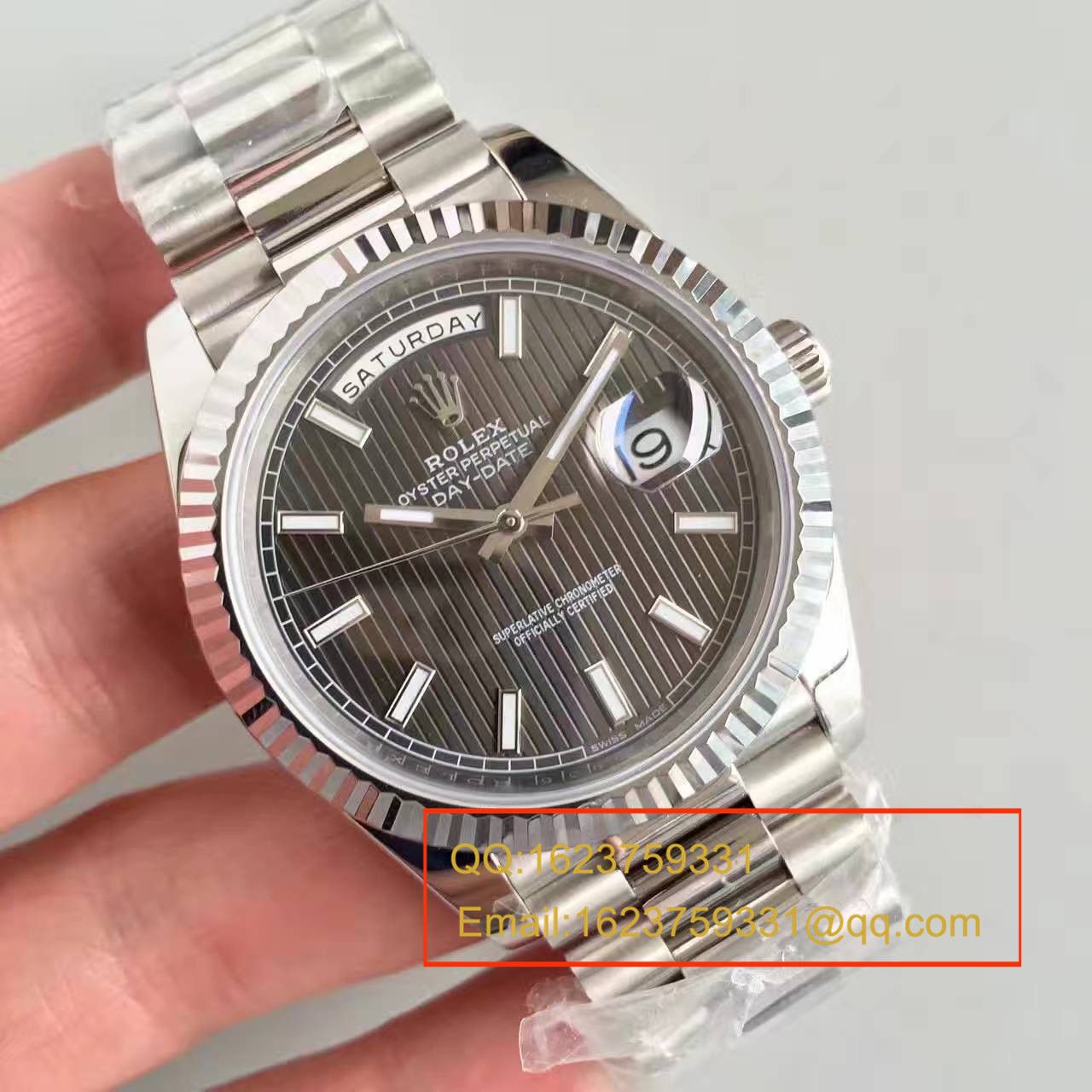 【N Factory  Perfect  top  Replica Copy  Watches 】 Rolex  Day-Date 型系列228239-黑盘机械 wrist watches  / RBE044