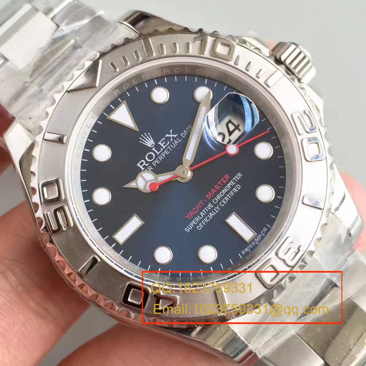 【N Factory  Perfect  Replica Copy  Watches 】 Rolex  Yacht-Master 系列116622-78760 蓝盘机械 Watches  / RBA021