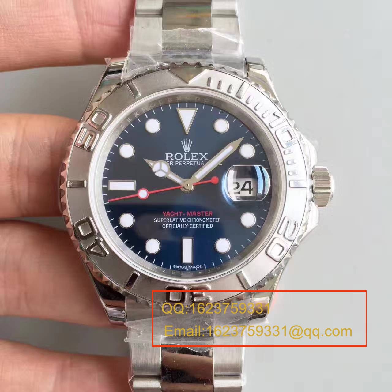 【N Factory  Perfect  Replica Copy  Watches 】 Rolex  Yacht-Master 系列116622-78760 蓝盘机械 Watches  / RBA021