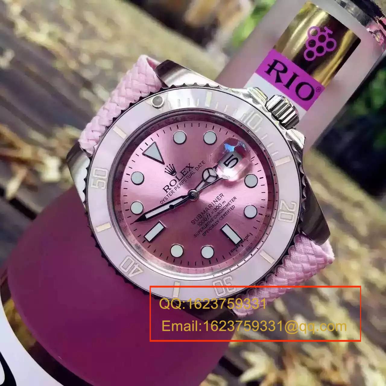 【NOOB Factory 1:1 top  Replica Copy  Watches 】 Rolex 潛航者型系列116610LN 银盘《SUB粉水鬼》女款 wrist watches  / R027