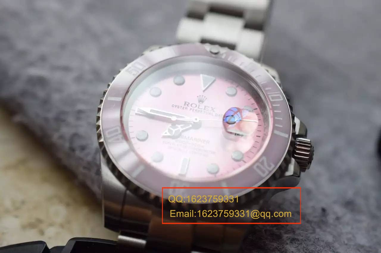 【NOOB Factory 1:1 top  Replica Copy  Watches 】 Rolex 潛航者型系列116610LN 银盘《SUB粉水鬼》女款 wrist watches  / R027