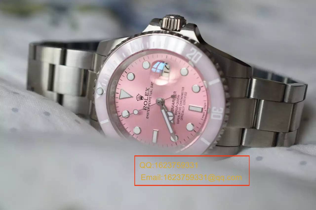 【NOOB Factory 1:1 top  Replica Copy  Watches 】 Rolex 潛航者型系列116610LN 银盘《SUB粉水鬼》女款 wrist watches  / R027