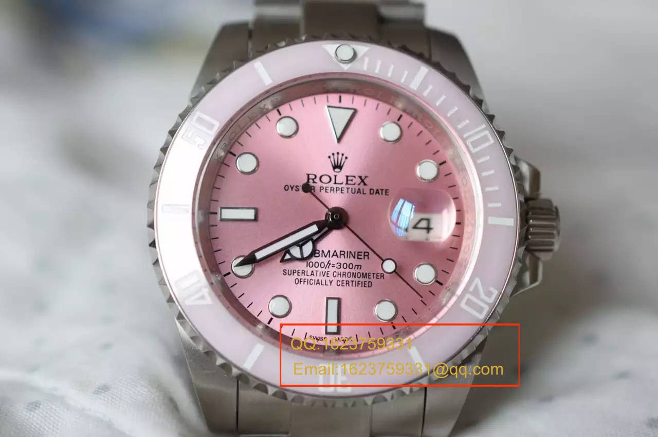 【NOOB Factory 1:1 top  Replica Copy  Watches 】 Rolex 潛航者型系列116610LN 银盘《SUB粉水鬼》女款 wrist watches  / R027