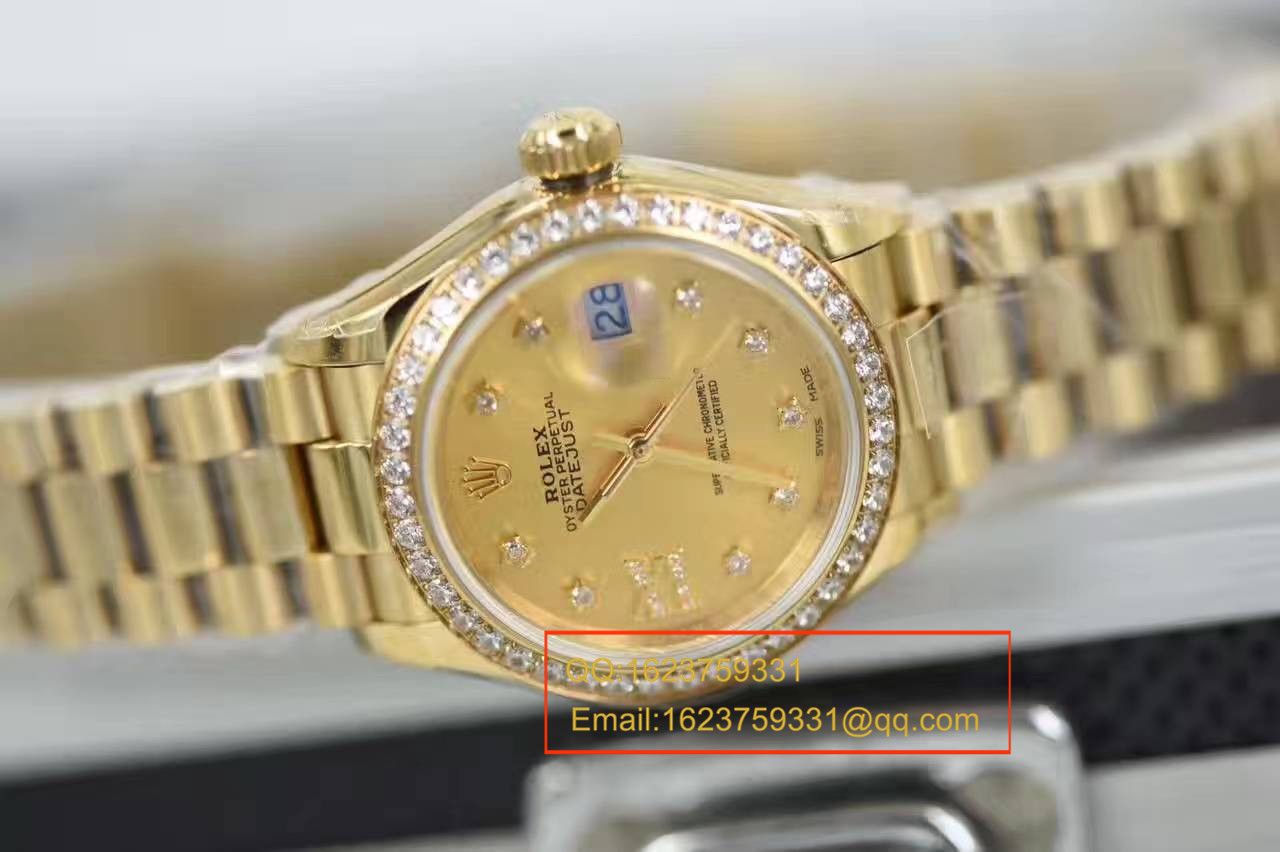 【SY Factory 1:1 High quality  Replica Watches 】 Rolex 女装  Datejust 系列279138RBR香槟盘 wrist watches  / RB0184
