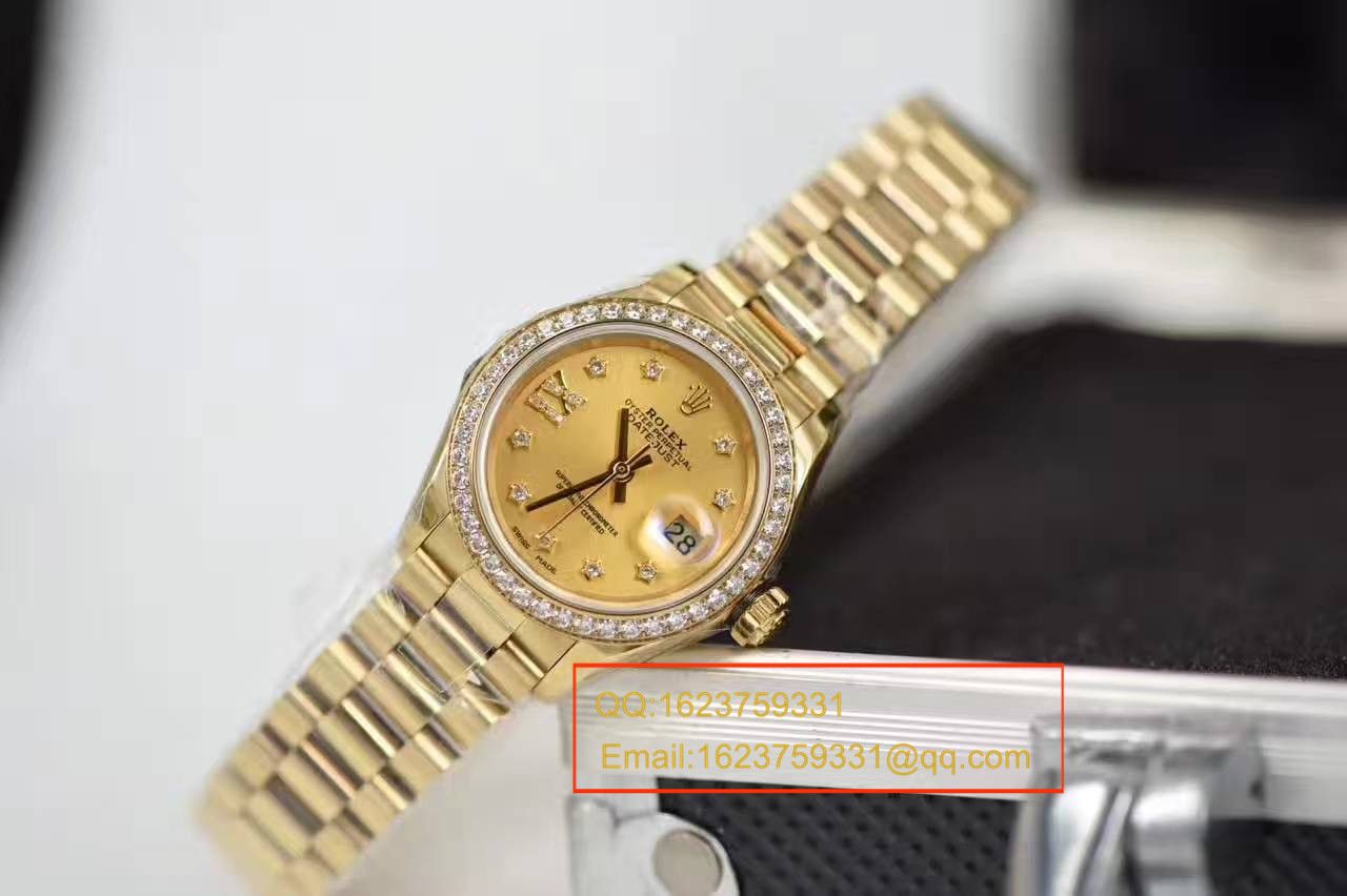 【SY Factory 1:1 High quality  Replica Watches 】 Rolex 女装  Datejust 系列279138RBR香槟盘 wrist watches  / RB0184