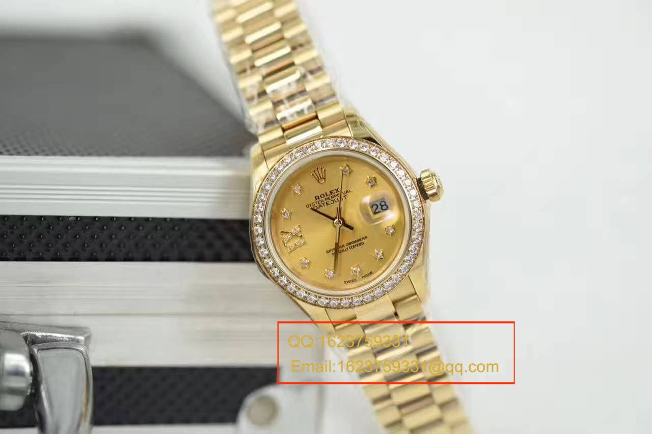 【SY Factory 1:1 High quality  Replica Watches 】 Rolex 女装  Datejust 系列279138RBR香槟盘 wrist watches  / RB0184
