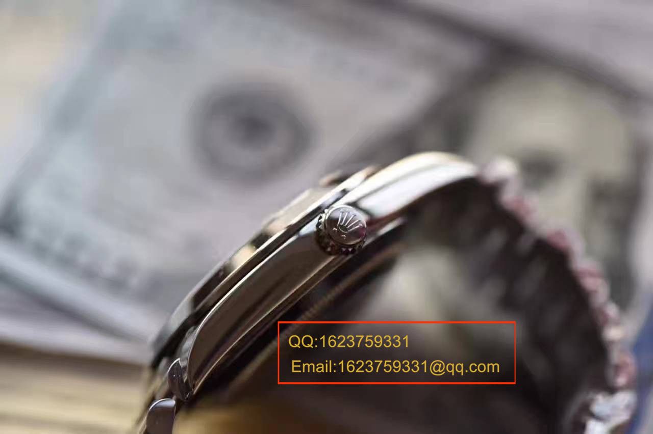【台湾 Factory  Perfect  High quality  Replica Watches 】 Rolex  Day-Date 型系列228239黑色表盘钻钉 wrist watches  / RB0180