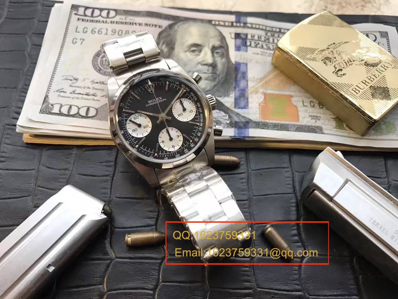 经典复古 Rolex  Ditongna 黑盘中性 wrist watches  / R174