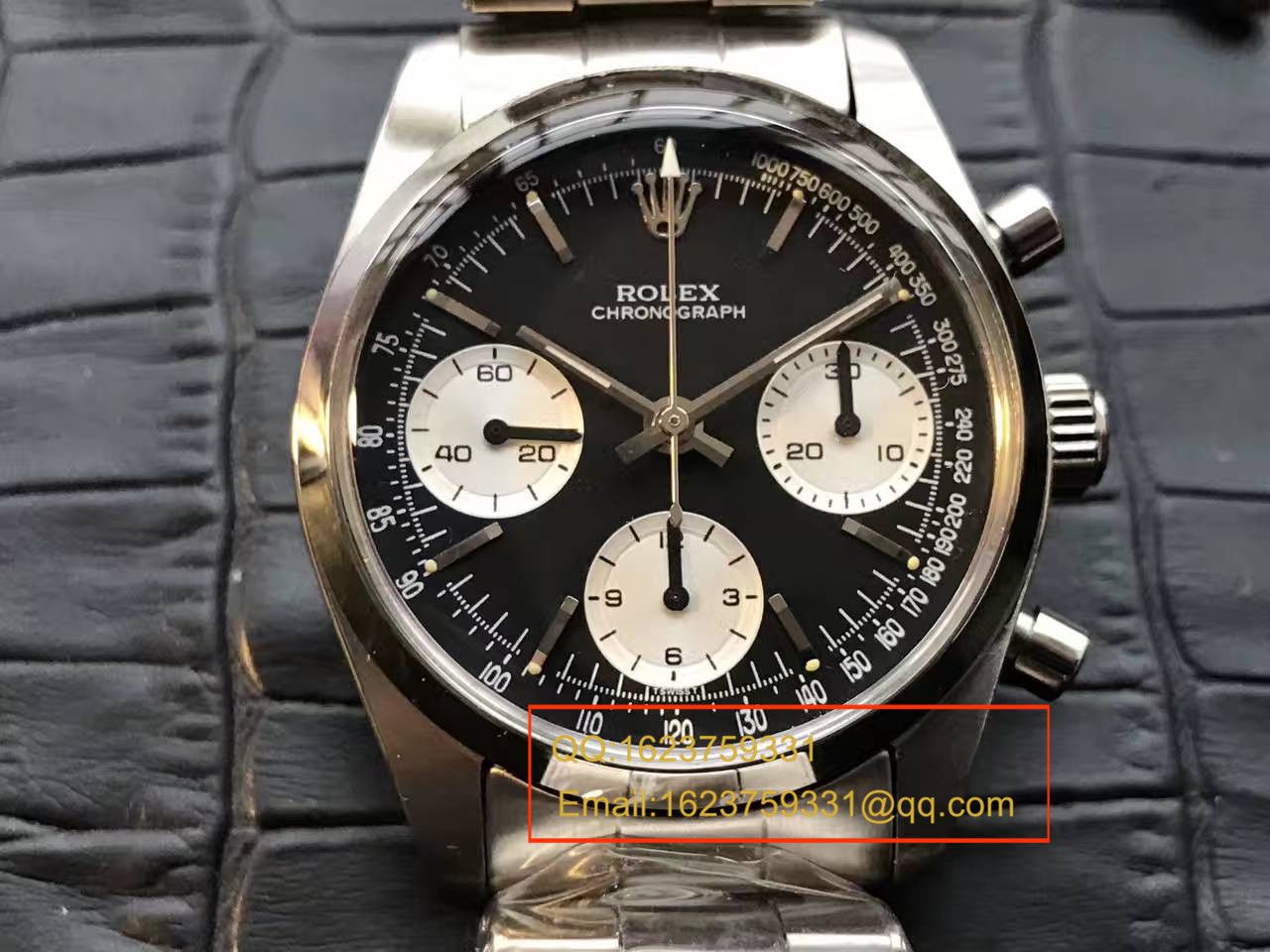经典复古 Rolex  Ditongna 黑盘中性 wrist watches  / R174