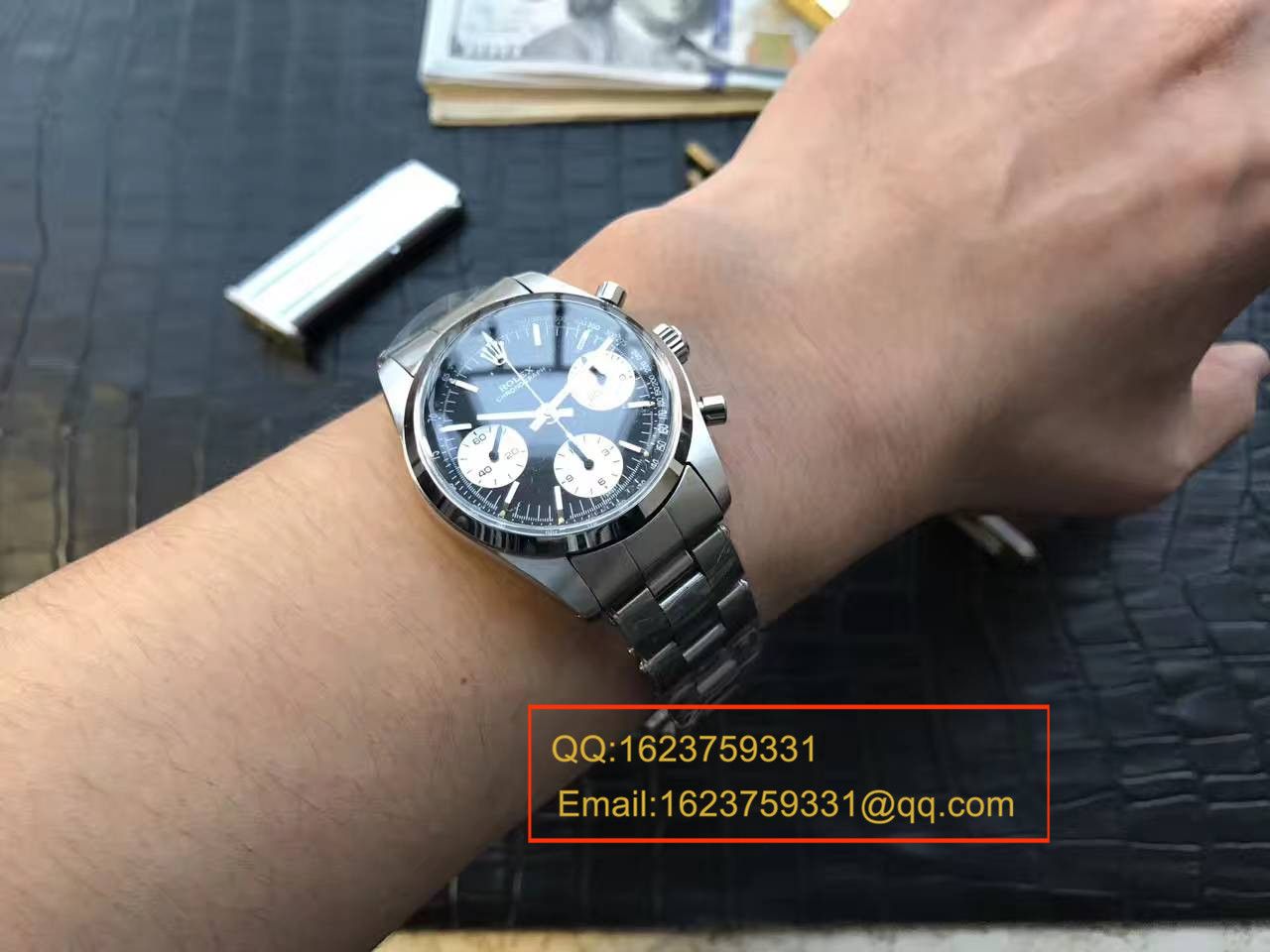 经典复古 Rolex  Ditongna 黑盘中性 wrist watches  / R174