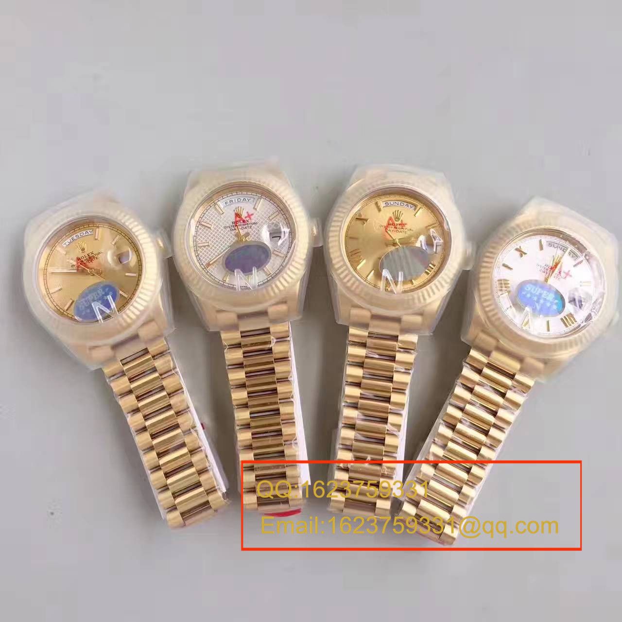【N Factory  Perfect  Replica Copy  Watches 】 Rolex  Day-Date 型系列228238金盘 wrist watches  