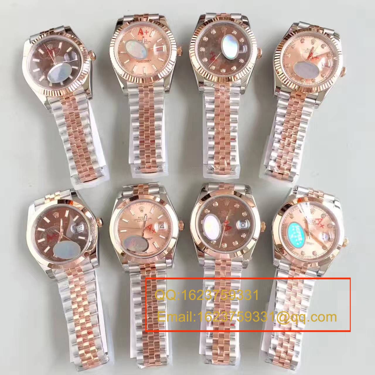【NOOB Factory 1:1 top  Replica Watches 】 Rolex   Datejust 系列126331巧克力盘镶钻 wrist watches  / R161