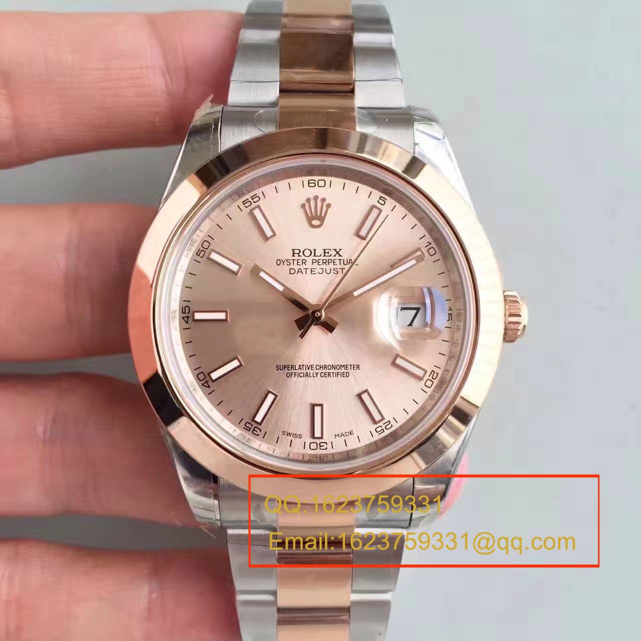 【NOOB Factory  Perfect  Knockoff  Watches 】 Rolex   Datejust 系列126331粉盘纪念型 watchband   wrist watches  / R163