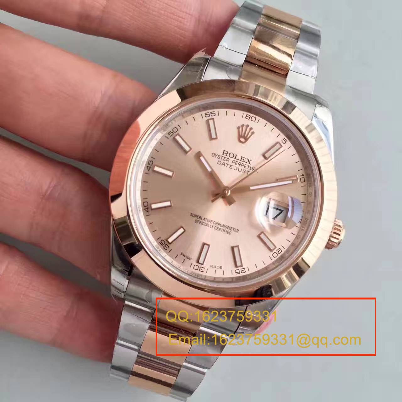【NOOB Factory  Perfect  Knockoff  Watches 】 Rolex   Datejust 系列126331粉盘纪念型 watchband   wrist watches  / R163