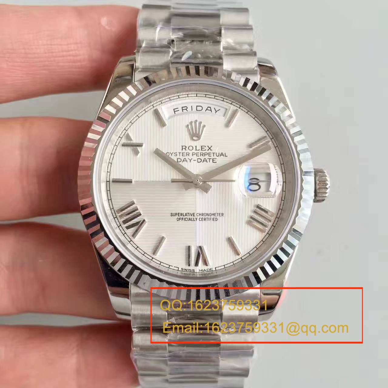 【N Factory  Perfect  High quality  Replica Watches 】 Rolex  Day-Date 型系列M228239-0046 wrist watches  / RBE066