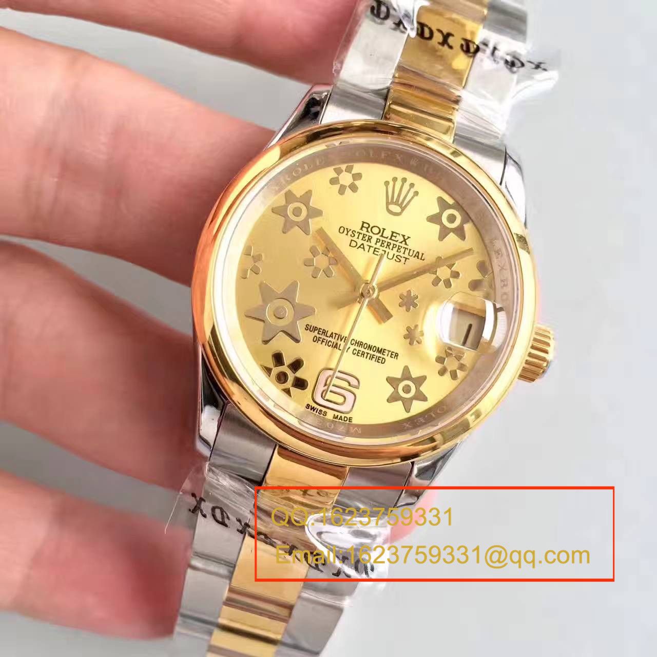 【台湾 Factory  High quality  Knockoff  Watches 】 Rolex  女装  Datejust 31系列178243-72163 wrist watches   / RAG025