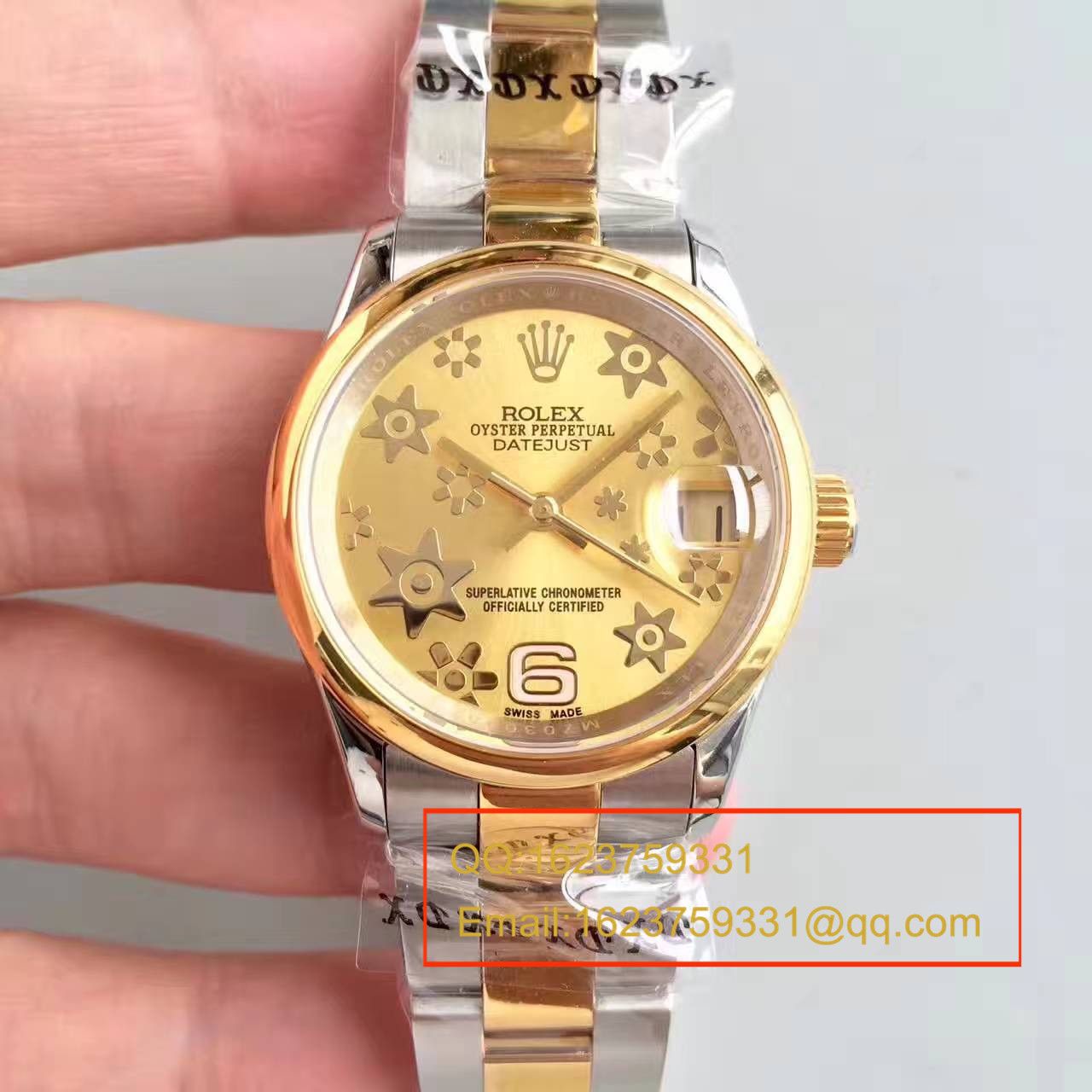 【台湾 Factory  High quality  Knockoff  Watches 】 Rolex  女装  Datejust 31系列178243-72163 wrist watches   / RAG025