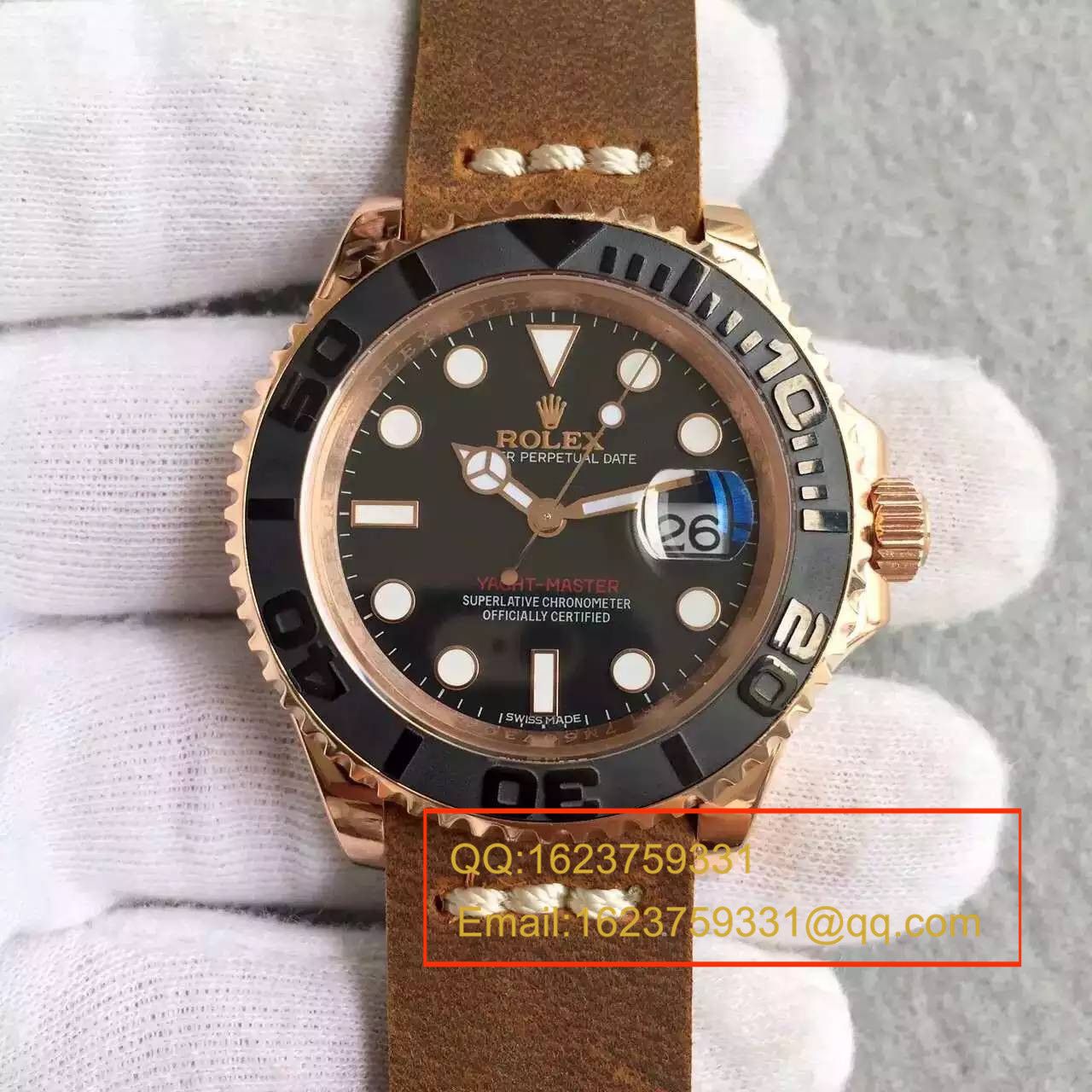 【NOOB Factory  Perfect  Replica Watches 】 Rolex  Rolex  Yacht-Master 系列116655-Oysterflex bracelet白盘 wrist watches  / R024